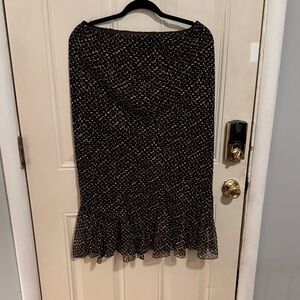 Cato Black and White Pencil Skirt